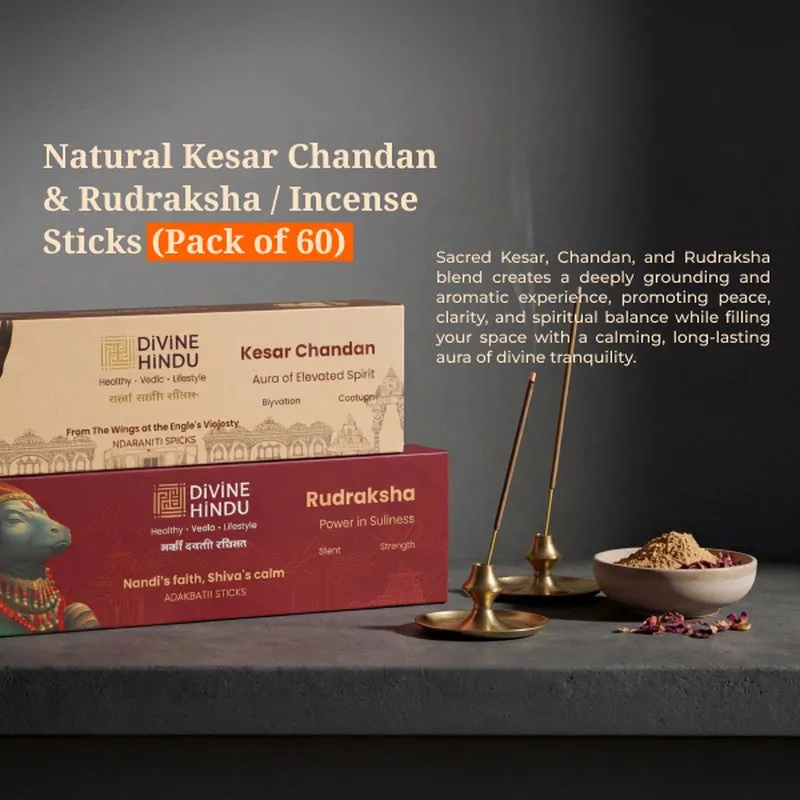 Kesar Chandan & Rudraksha Incense Sticks media 8