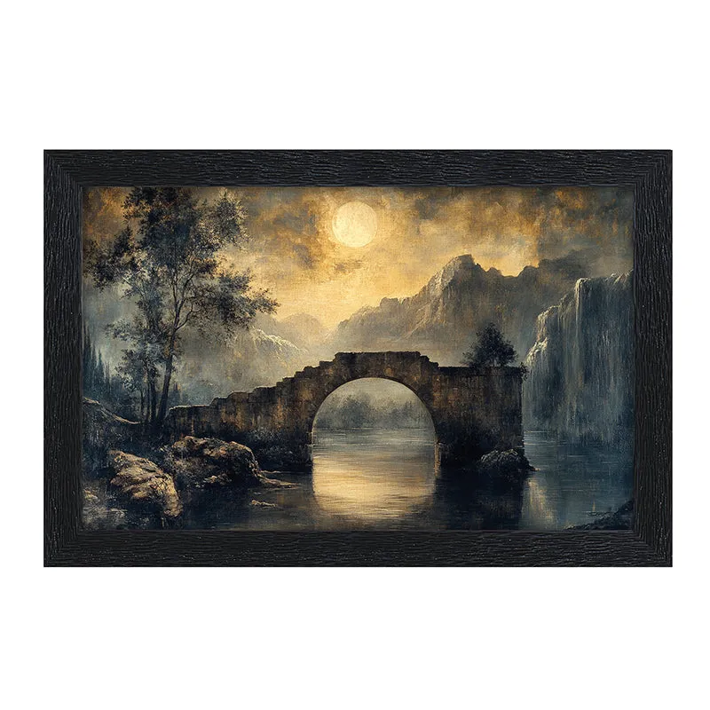 Lonely Bridge Wall Painting media 5
