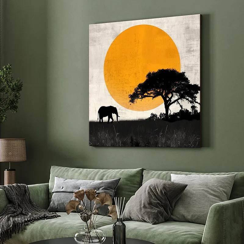 Sunset Gentle Giant Wall Painting media 4