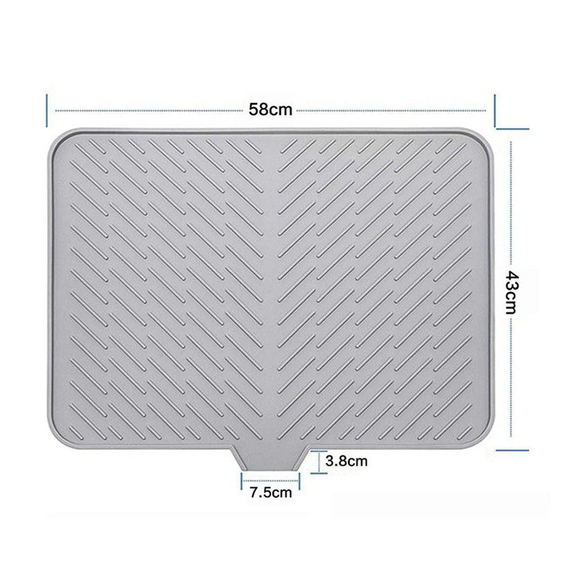 Rioware Comfort Grip Silicone Kitchen Mats - Grey media 8