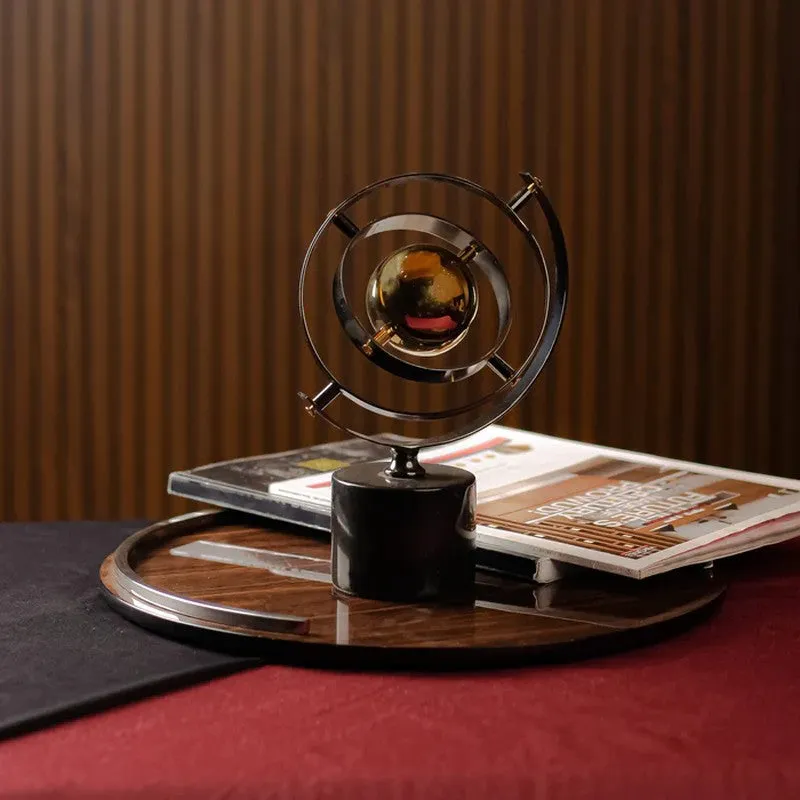 Gyroluxe Metal & Marble Showpiece media 4