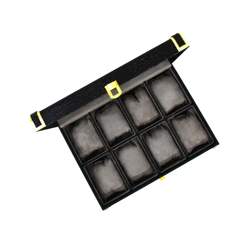 Tisquo II Faux Leather Watch Organizer - Black media 5