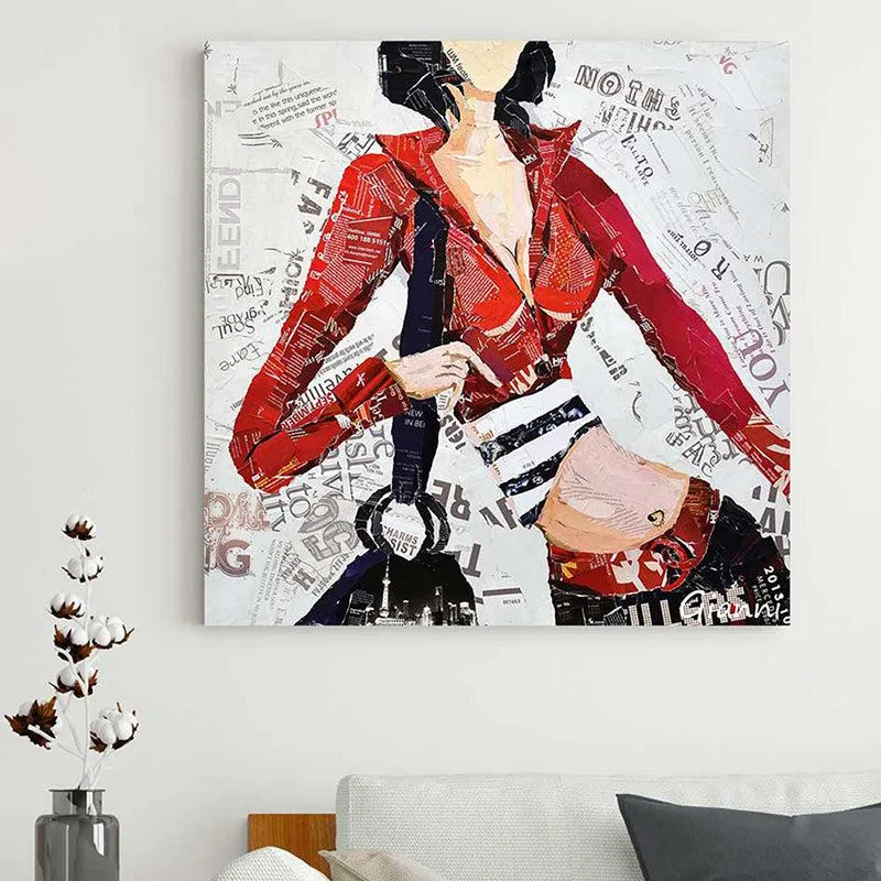 Fashion Street Canvas Wall Painting media 3