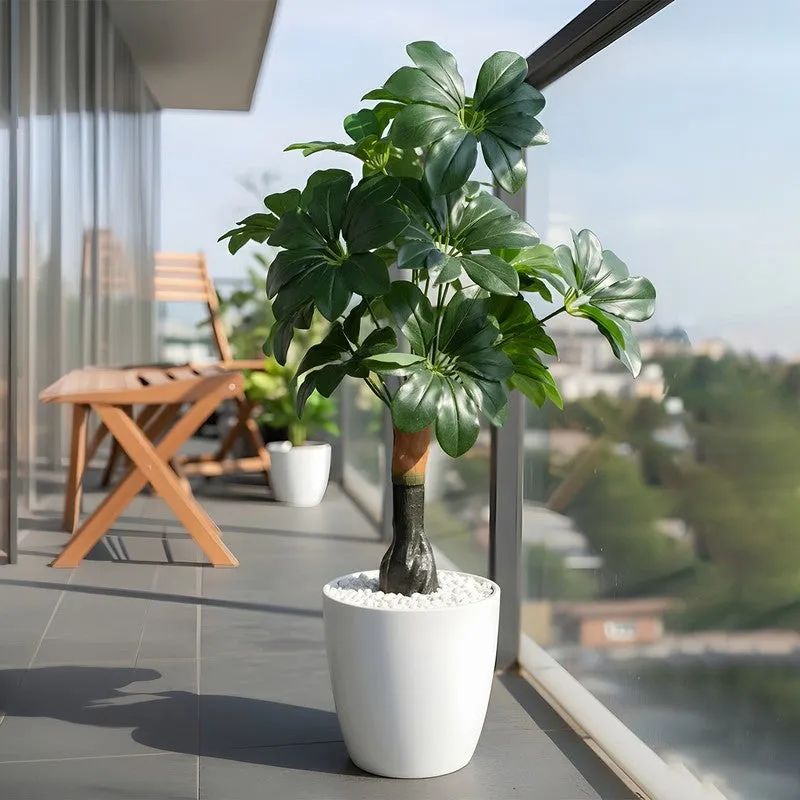 AarviDecor Fresh Leaf PVC Artificial Plants media 4