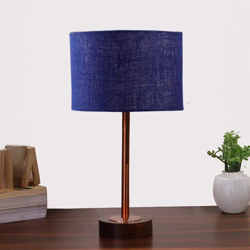 Sienna Rodin Wooden Table Lamp - Blue media 4