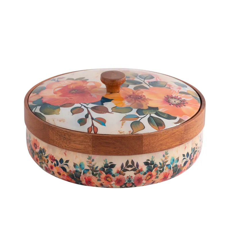 Pushpa Paatra Handcrafted Mango Wood Masala Box - 6