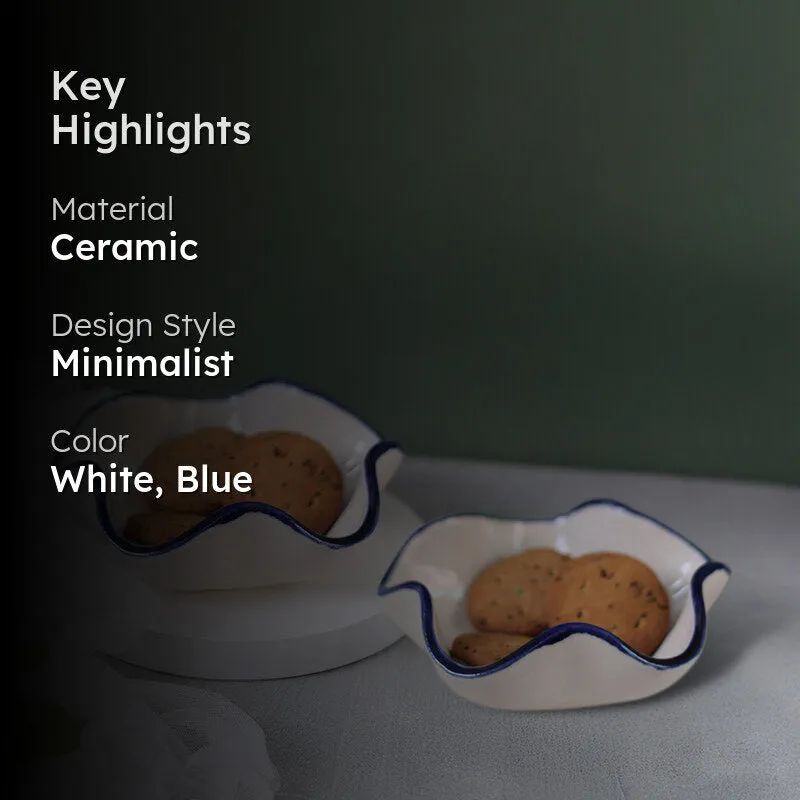 Neri Ceramic Snack Bowl (250 mL) - Set Of Two media 2