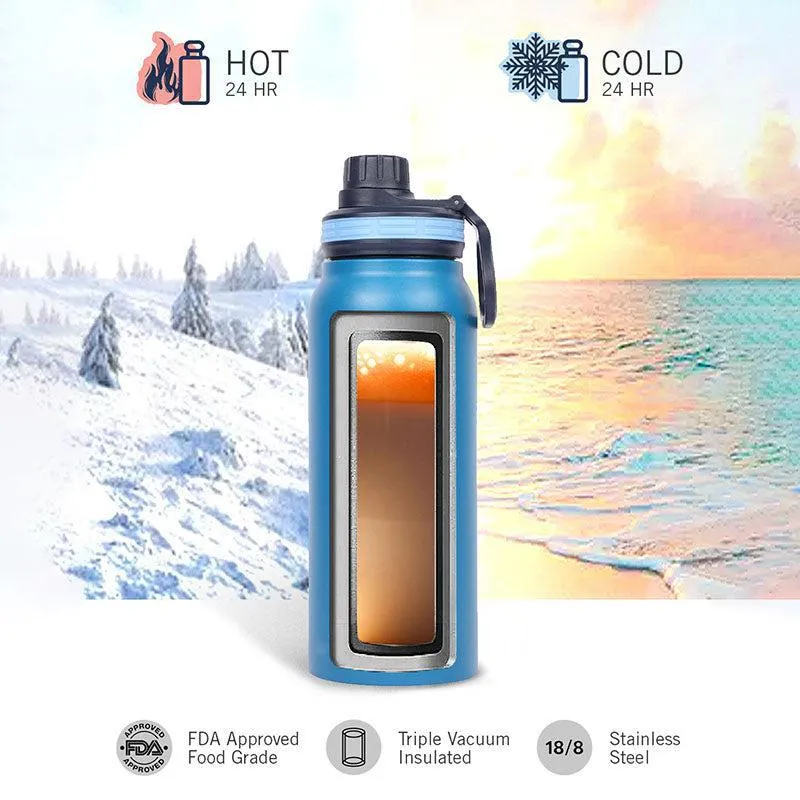 Nautica Hydra Meridian Insulated Stainless Steel Thermos (Blue) - 750 mL media 5