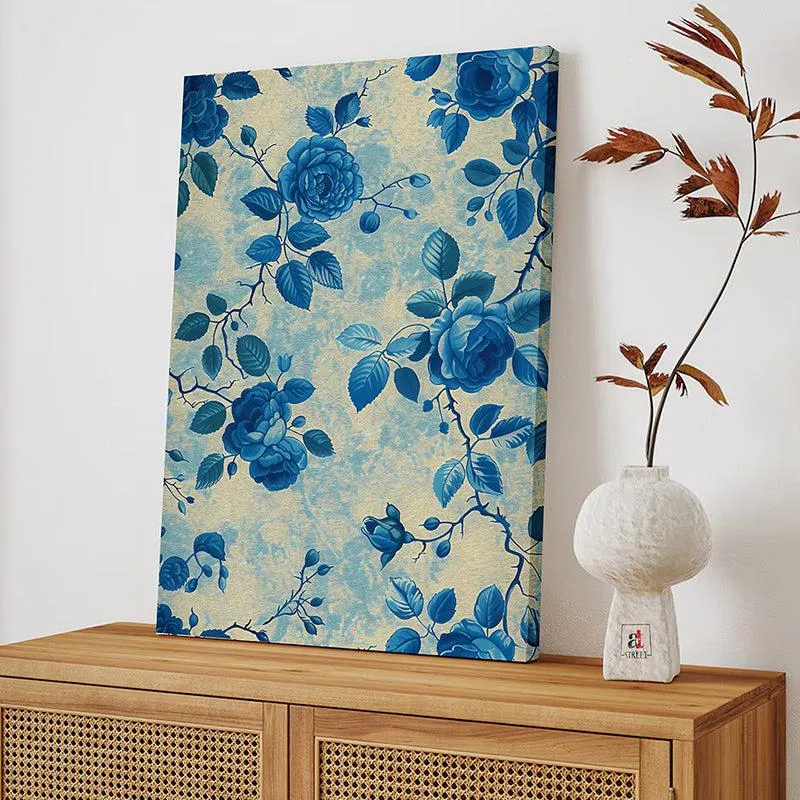 Neela Gulab Canvas Floral Wall Art media 2