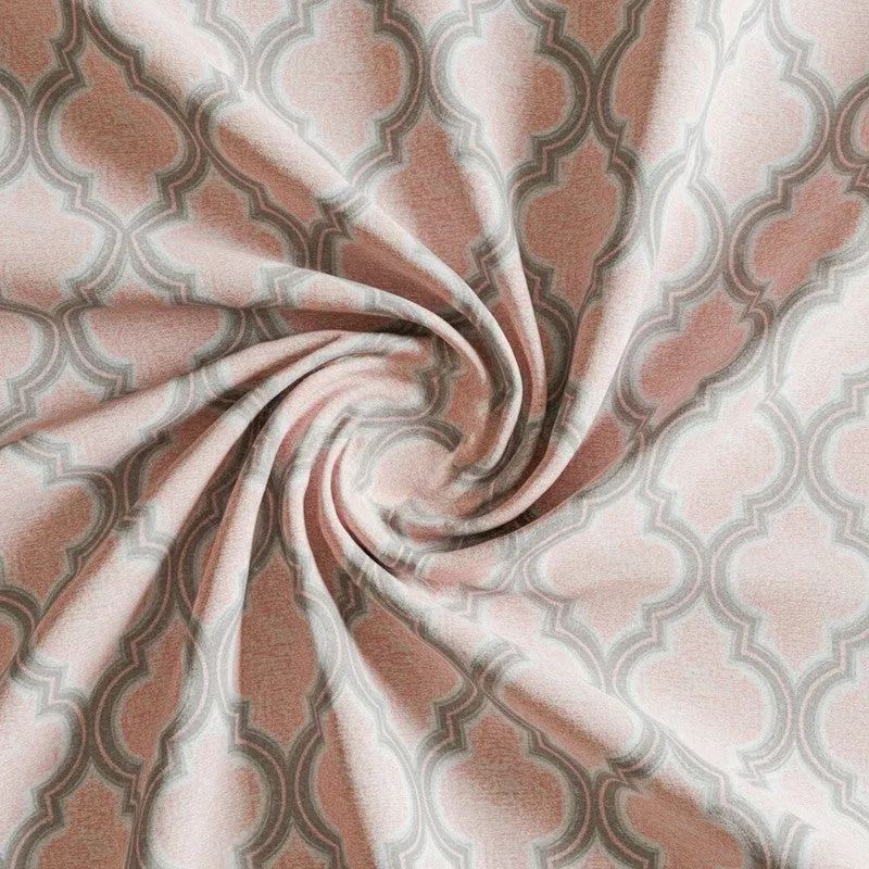 Haveli Ethnic Cotton Bedsheet (Grey) - 200 TC media 5