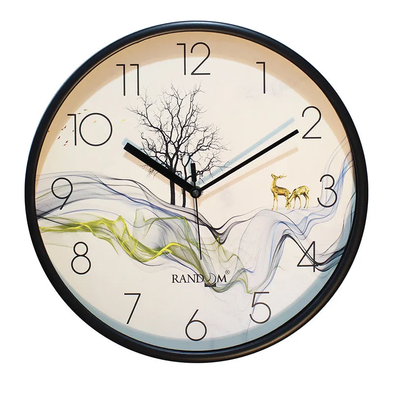 Brush Strokes Wall Clock media 3