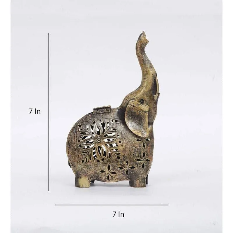 Elephant Fantasy Tealight Candle Holder media 4