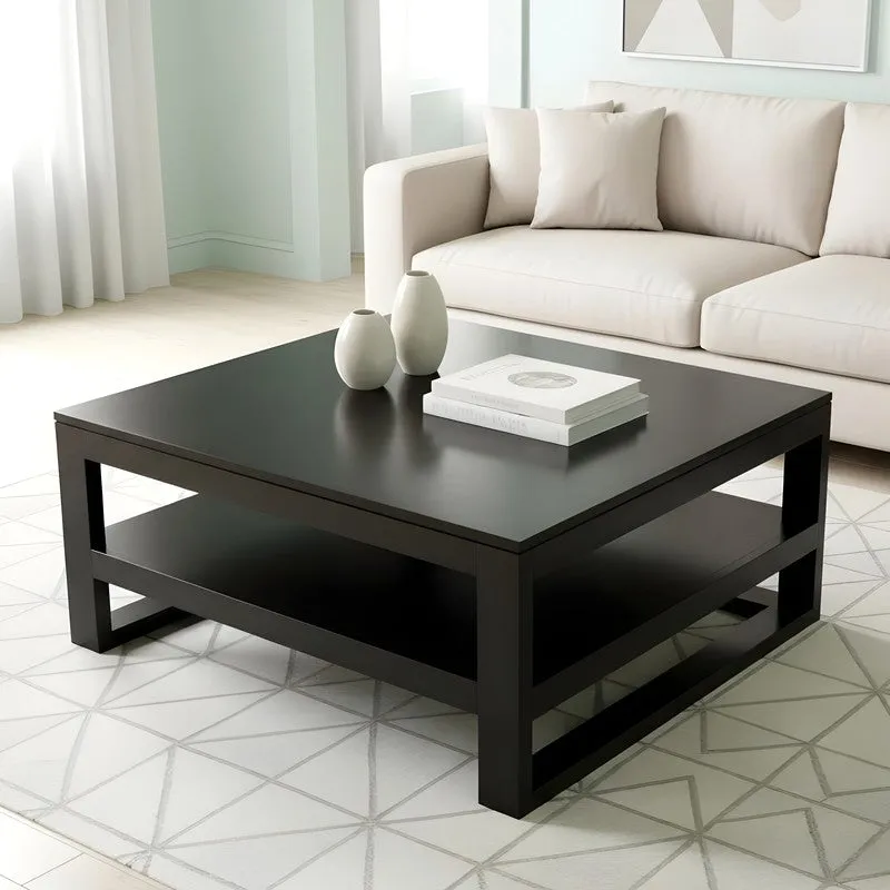 Erixon Sheesham Wooden Center Table - Black media 1