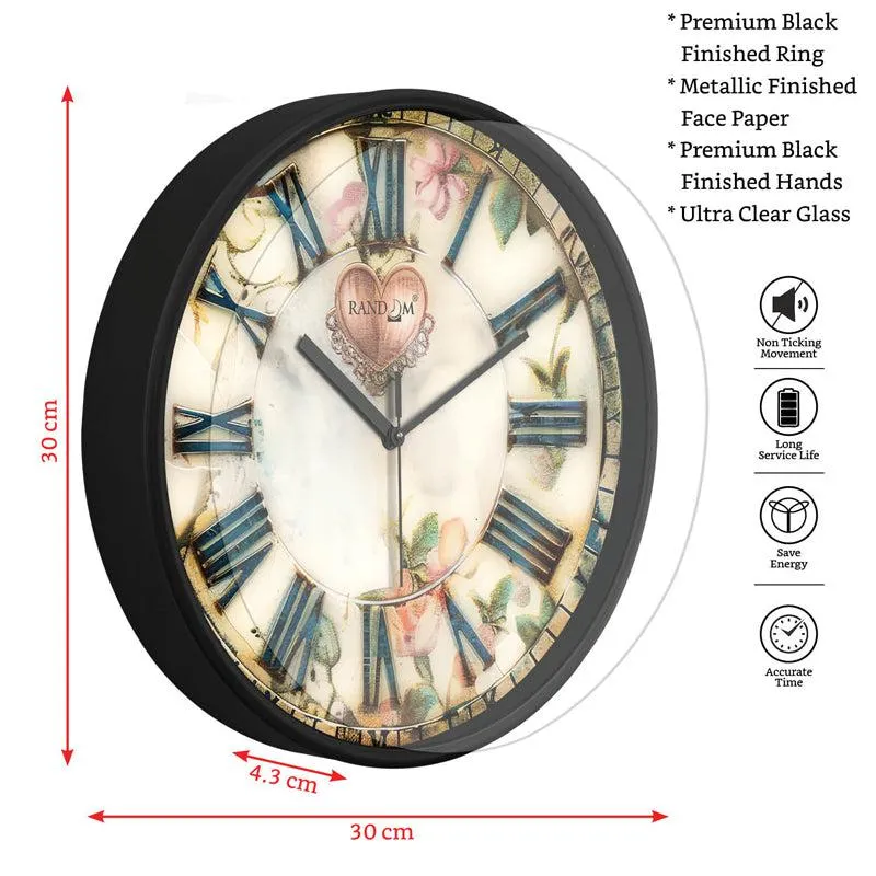 Micah Floral Wall Clock media 4