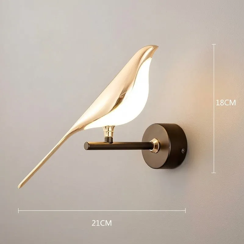 Perched Glow Acrylic & Metal Wall Lamp media 6