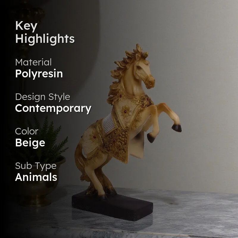 Regal Horse Polyresin Showpiece (15 inches) media 2