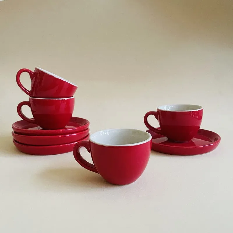 Mystic Brew Cup & Saucer (100 mL Each) - Set of Four - 4