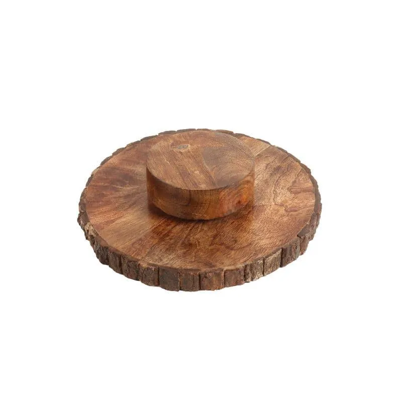 Timona Wooden Cake Platter media 4