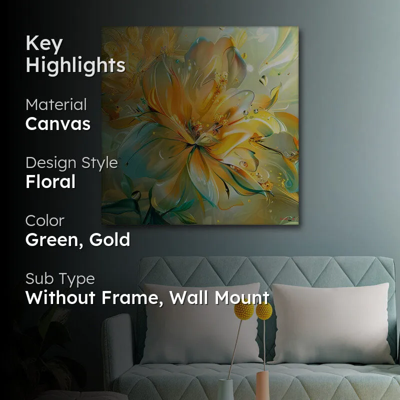 Glow Of Spring I Wall Painting media 2