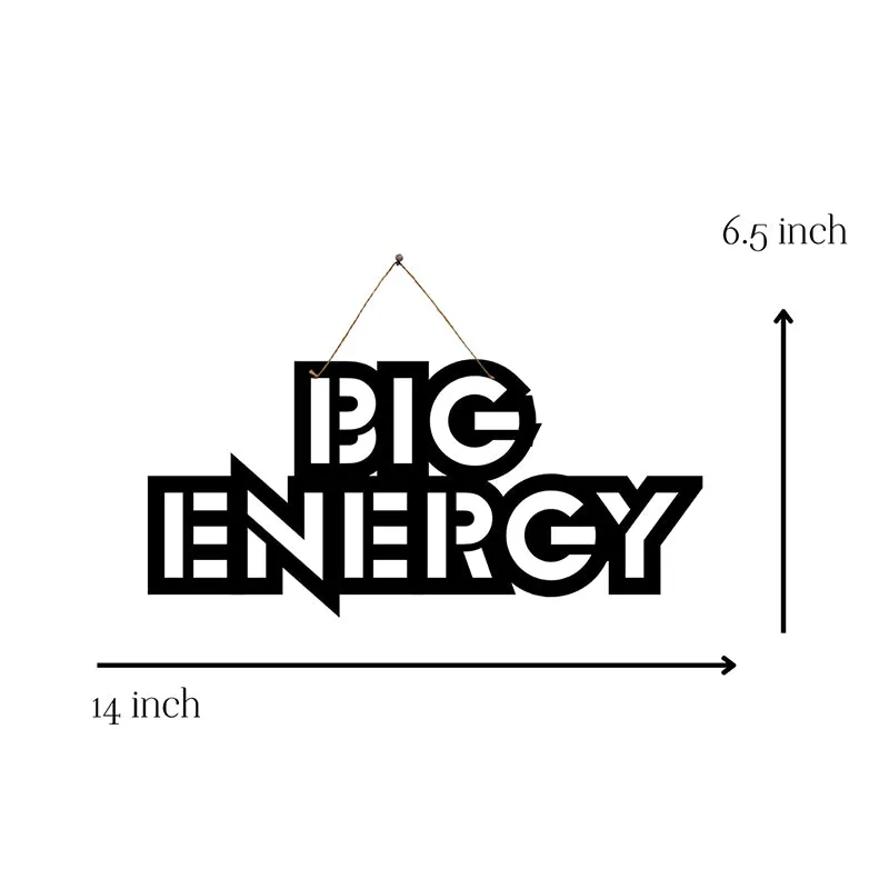 Big Energy Mild Steel Wall Accent media 5