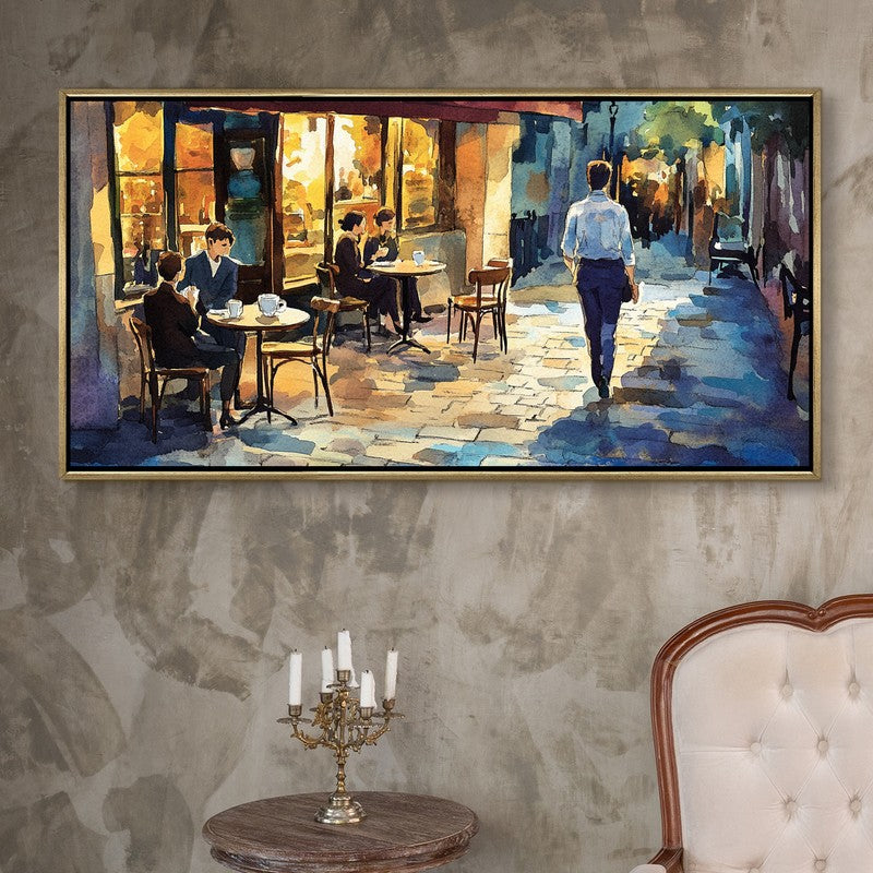 Caferouge Canvas Wall Painting With Frame