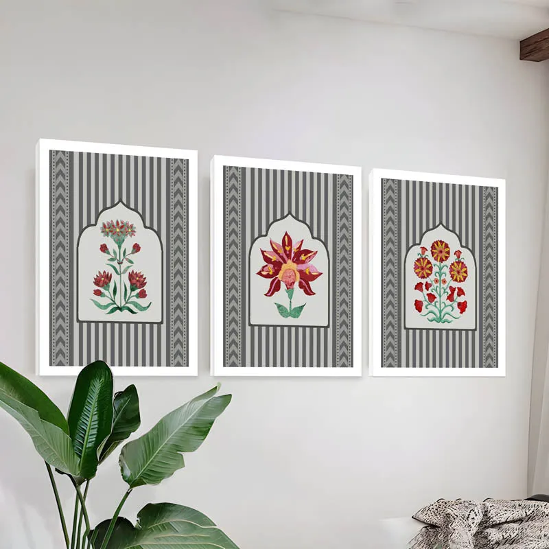 Tiberius Bloom Wall Art - Set Of Three media 3