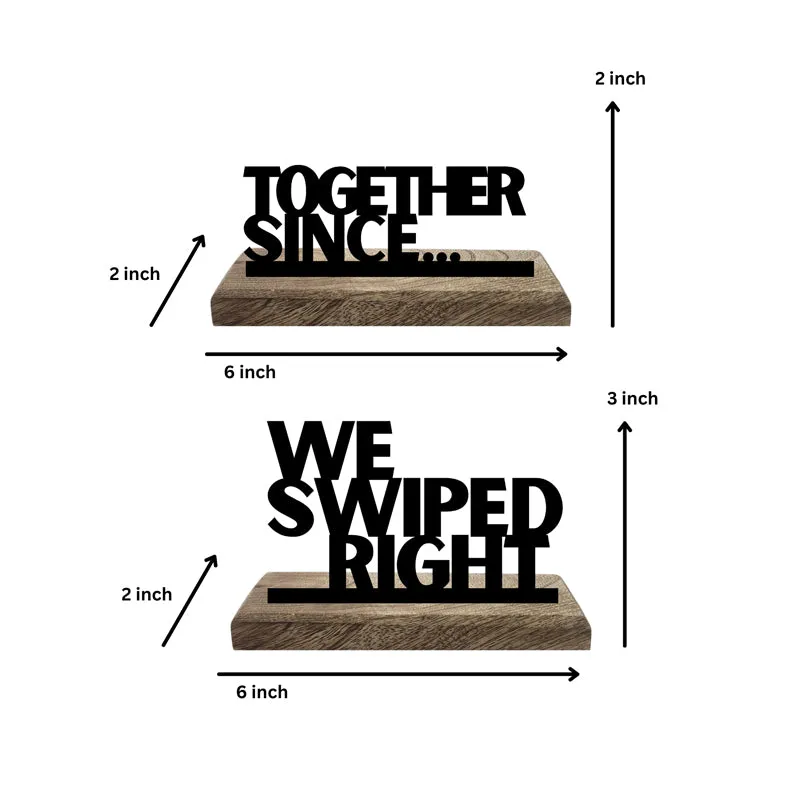 Together Typography Showpiece - Set Of Two media 5