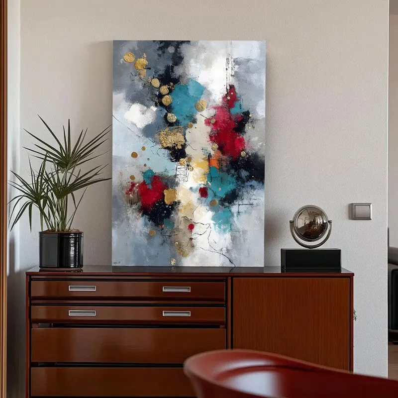 Bold Spectrum Grid Canvas Wall Art media 7