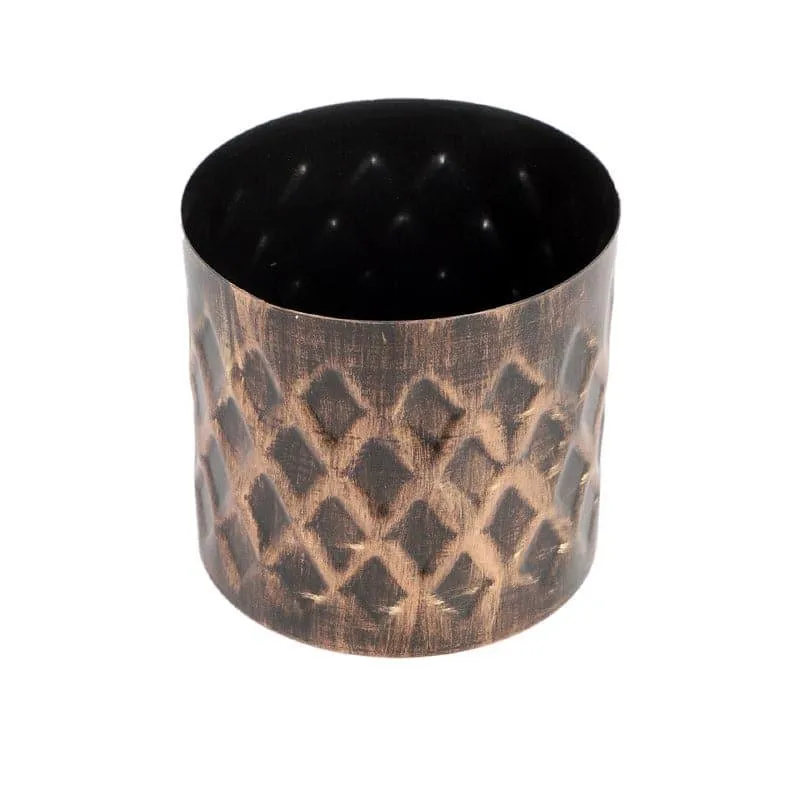 Diamo Hammered Planter - Set Of Three media 6