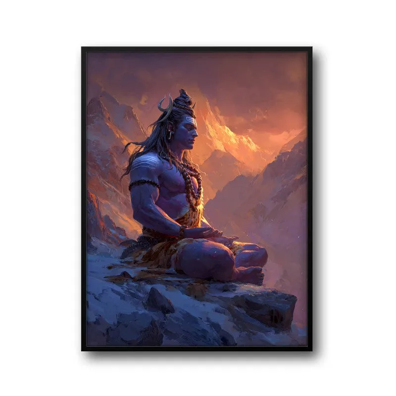Mahadev in Deep Trance I Archival Paper Wall Art media 7