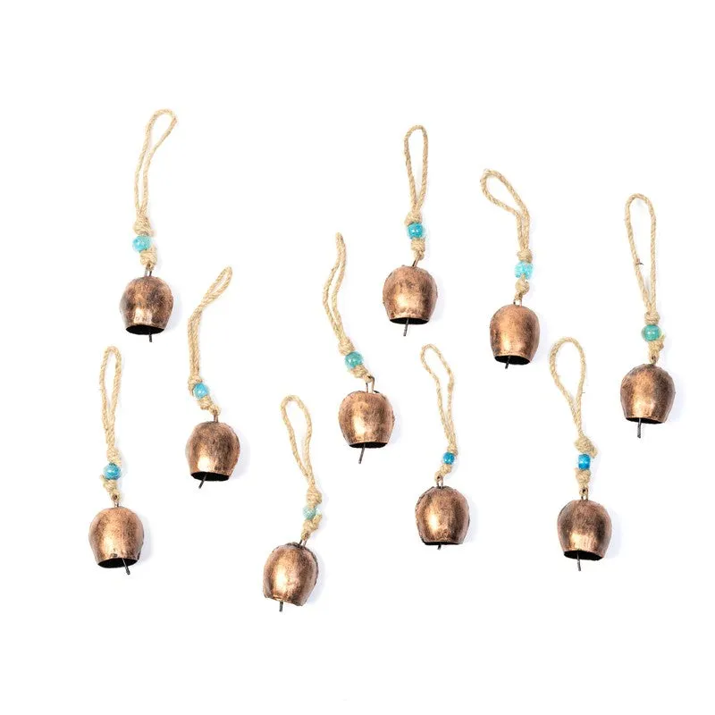 Aura Decorative Hanging Bell (Copper) - Set Of Ten media 7