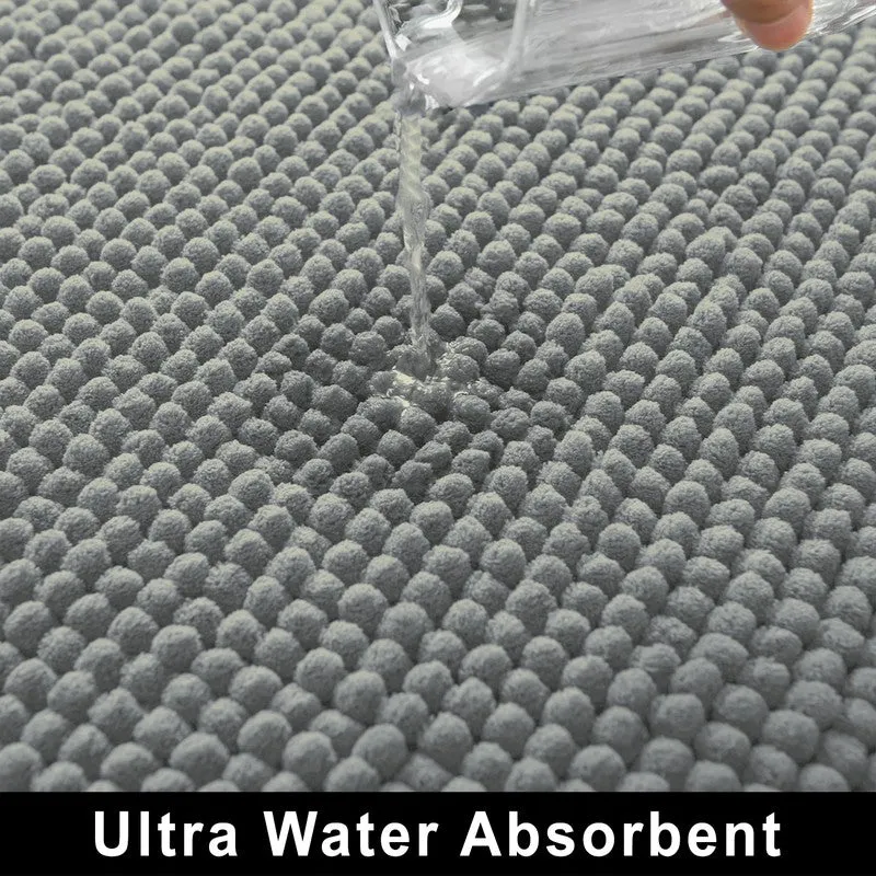 SolidEase Microfiber Bath Mat - Grey media 4