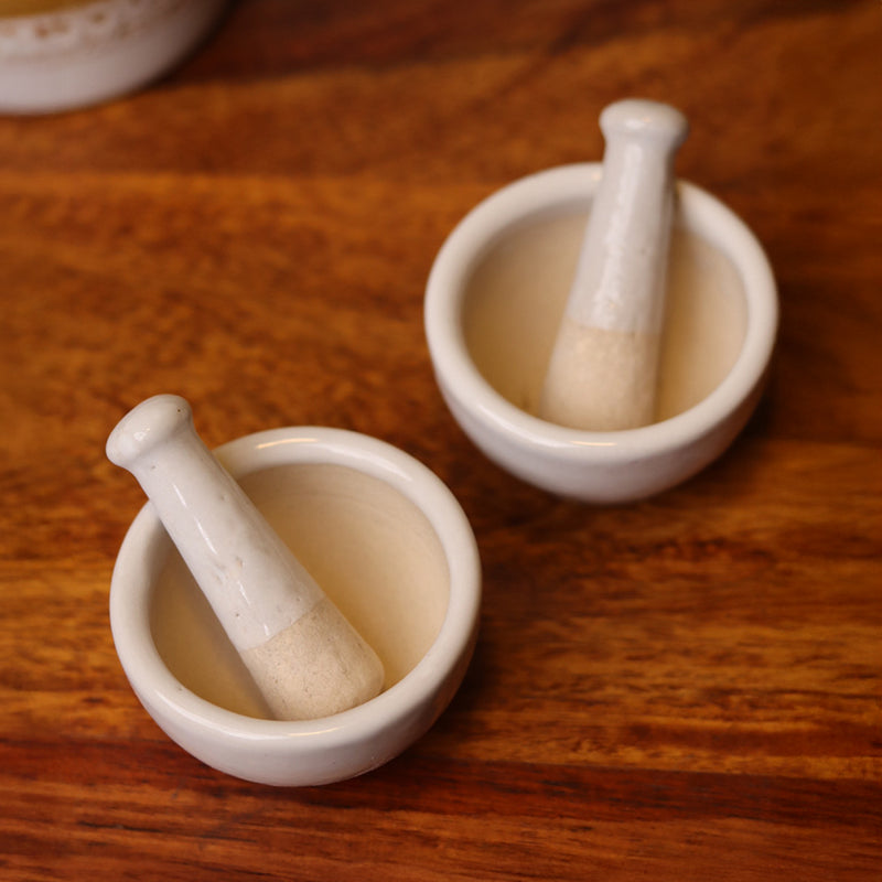 Forma Crush Ceramic Mortar & Pestle - Two Piece Set media 3