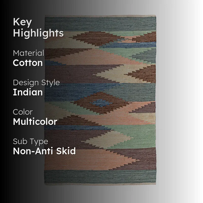 Isar Handwoven Cotton Rug media 2