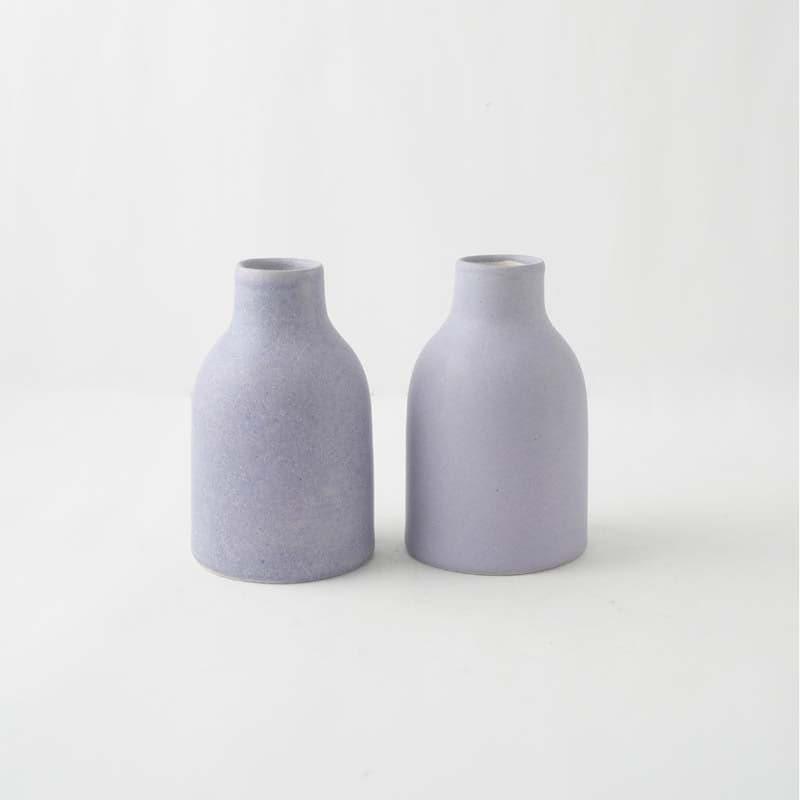 Lavender Love Ceramic Vase - Set Of Two media 5