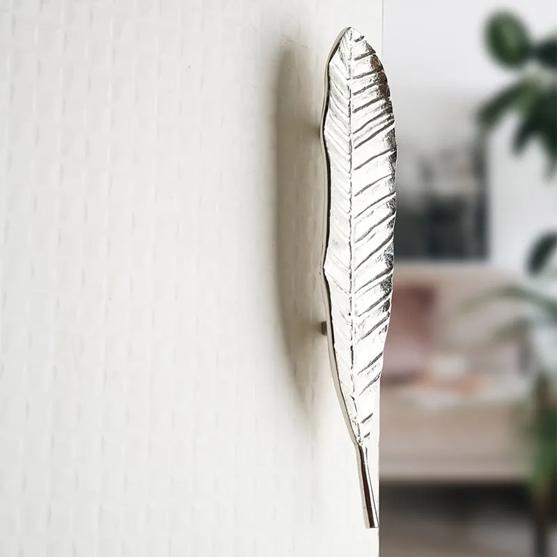 Willow Touch Handmade Door Handle - Silver media 1