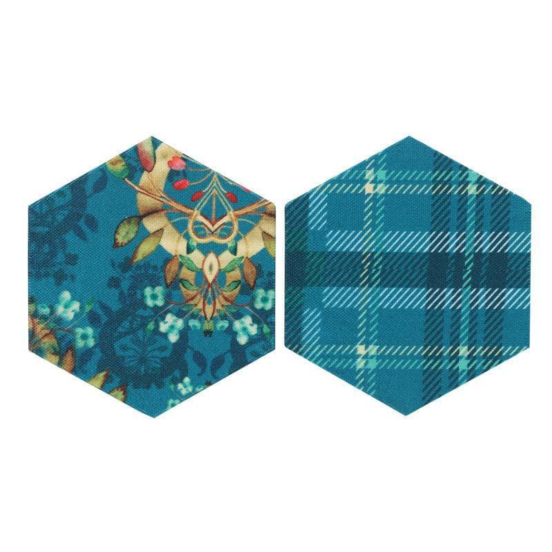 Alara Hexa Canvas Coaster - Set Of Two media 6