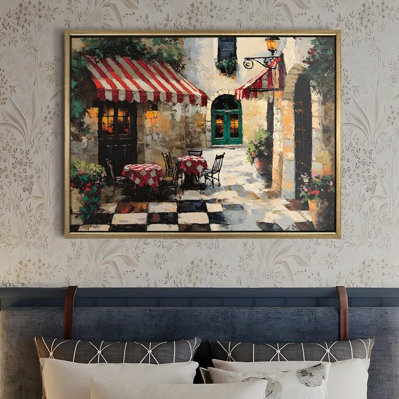 Sunlight on Stone Canvas Wall Painting With Frame media 5