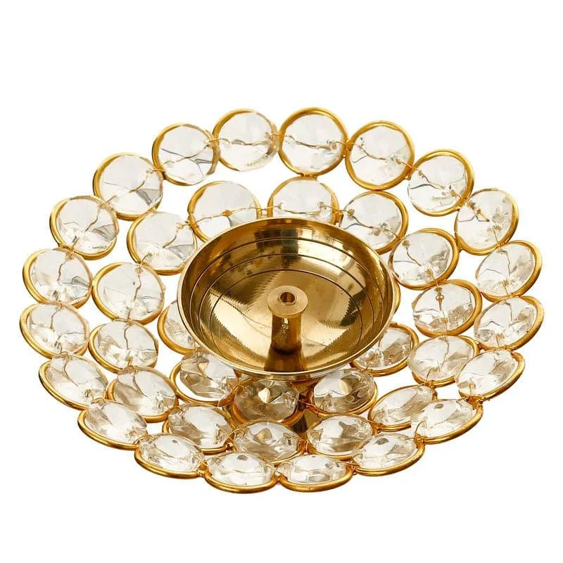 Shanta Crystal Tealight Holder (Large) - Set Of Four media 3