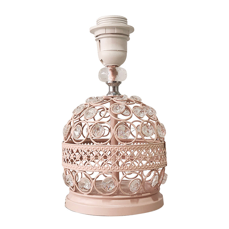 Filigree Fabric Table Lamp - Pink media 4