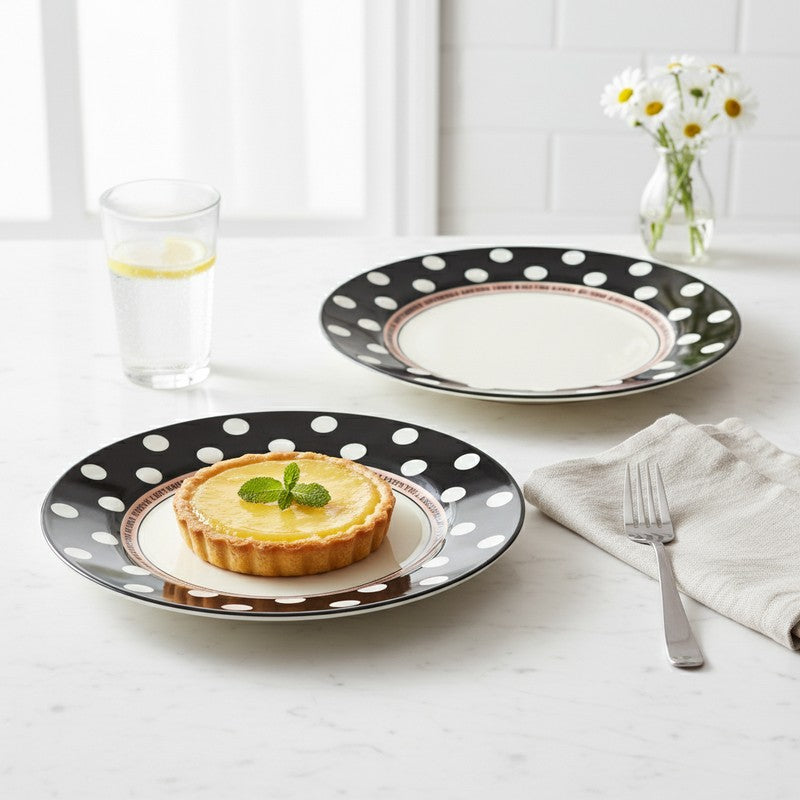 Velvet Serve Ceramic Pasta Plate - Set Of Two