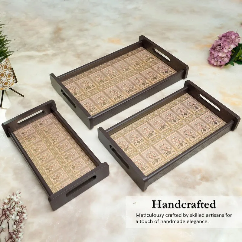Axura Wooden Serving Tray - Set Of Three media 3