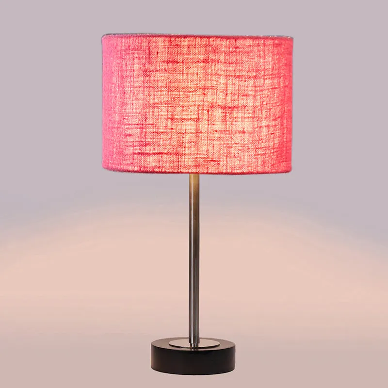 Sienna I Rodin Wooden Table Lamp - Pink,Silver,Black media 5