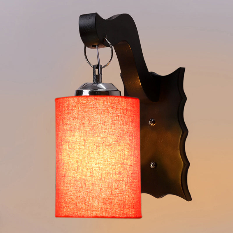 Delphi Wooden Wall Lamp - Orange media 4