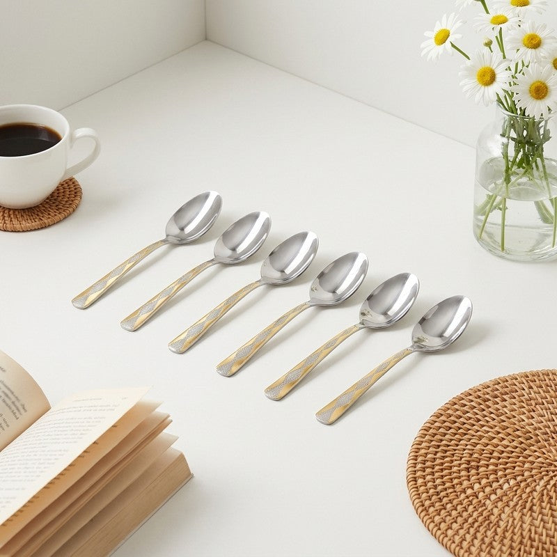 Tosca Stainless Steel Baby Spoon Set - Set of Six