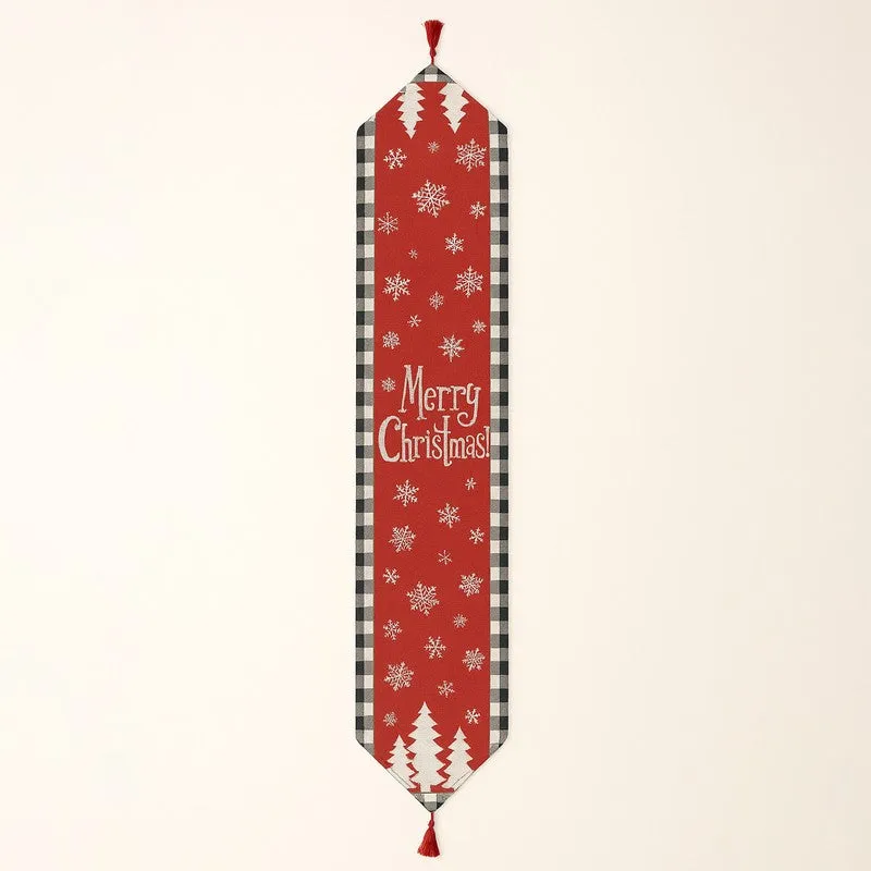 Merry Christmas Festive Table Runner media 3