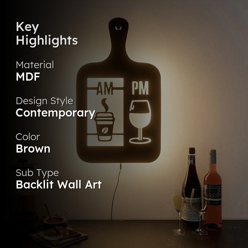 BarBoard Backlit MDF Wall Accent media 2
