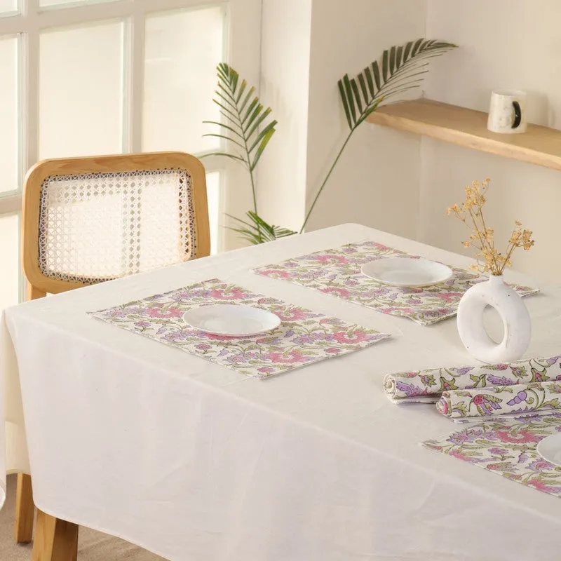 Botanical Bliss Canvas Table Mats - Set Of Two media 7