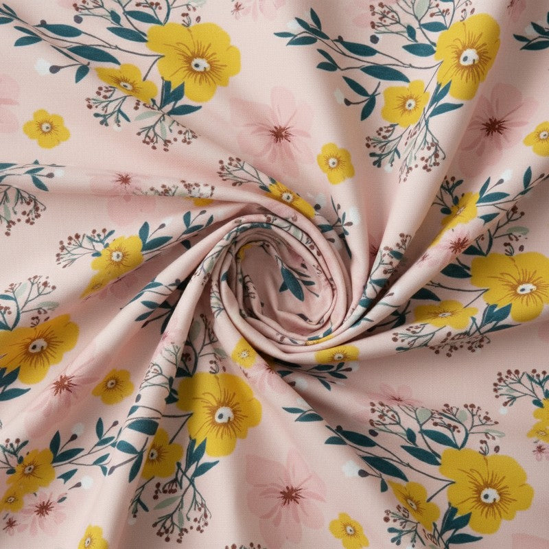 Floral Fantasy Microfiber Bedsheet - 130 GSM media 5