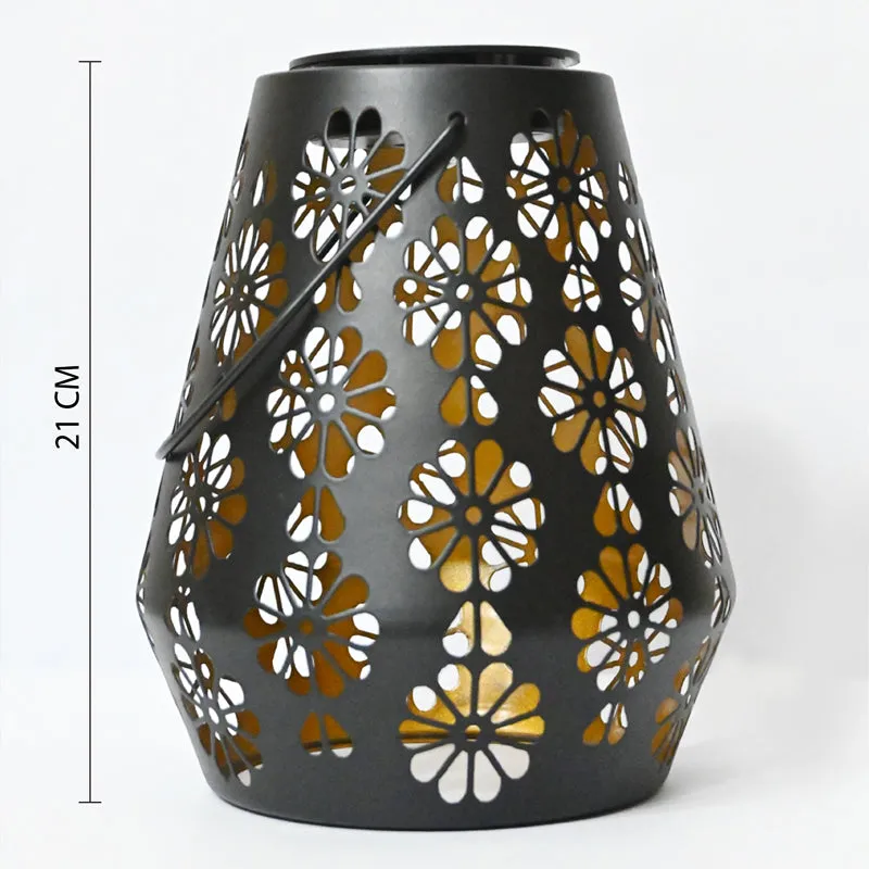 Jaalya Solar Metal Table Lamp - Black media 8
